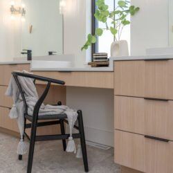 custom cabinets in a dressing room