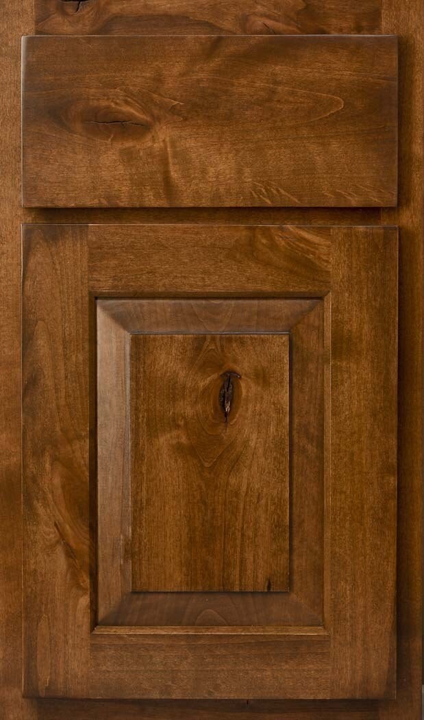 Knotty Alder - Teak Stain